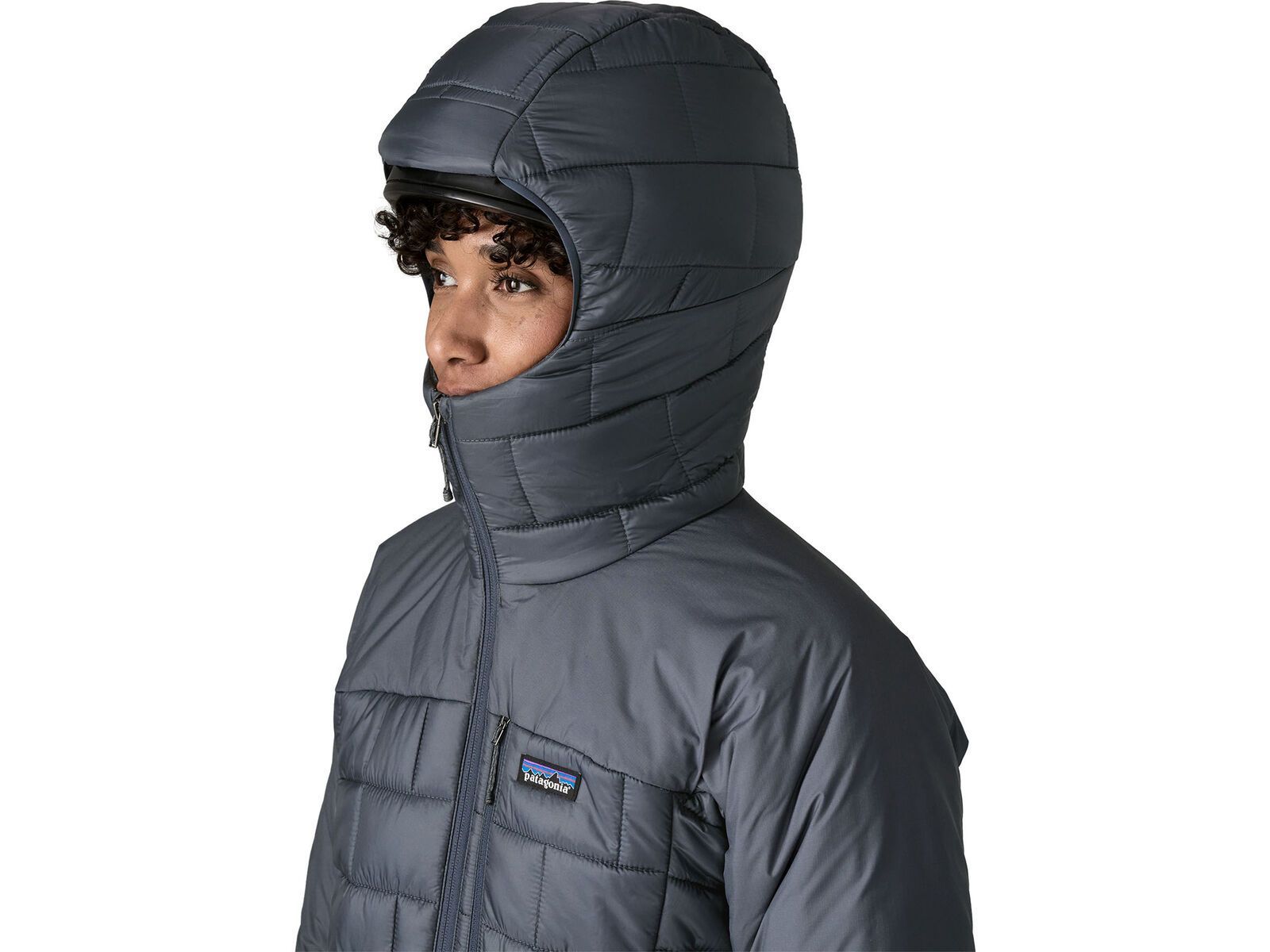 Patagonia Women's Hi-Loft Nano Puff Hoody, smolder blue | Bild 7