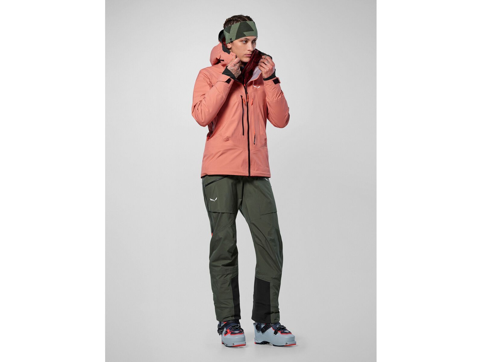 Salewa Sella 3 Layers Powertex Hardshell Jacke Damen, desert pink | Bild 6