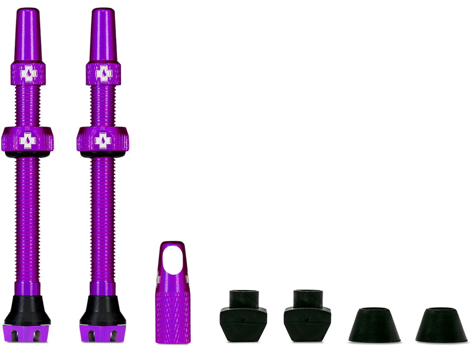 Muc-Off Tubeless Valves V2 - 44 mm, purple | Bild 1