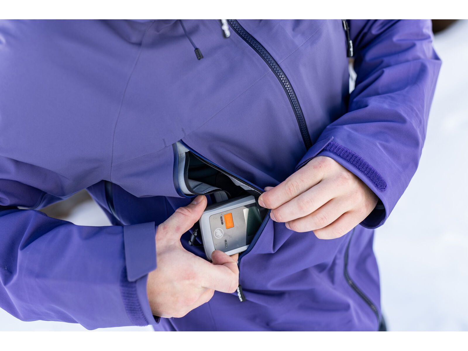 Penguin Männer 3 Lagen Dermizax Shell Jacke, purple | Bild 6