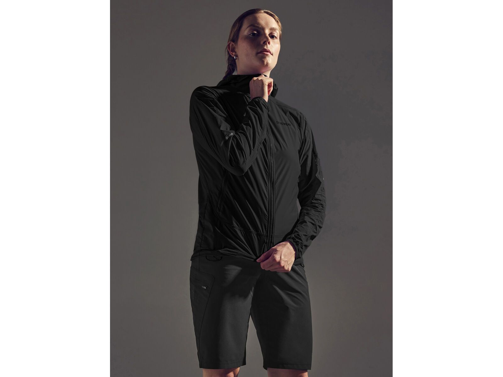GOREWEAR Fernflow Windbreaker mit Kapuze Damen, black | Bild 4