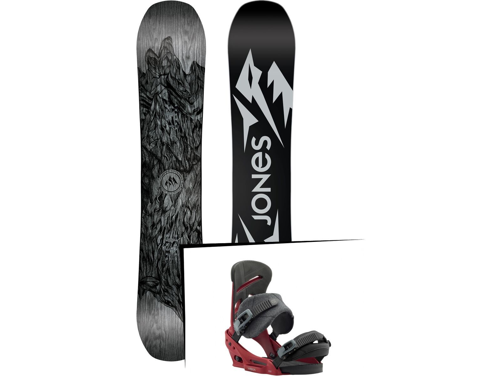 Set: Jones Ultra Mountain Twin 2019 + Burton Mission EST (1931073S) | Bild 1