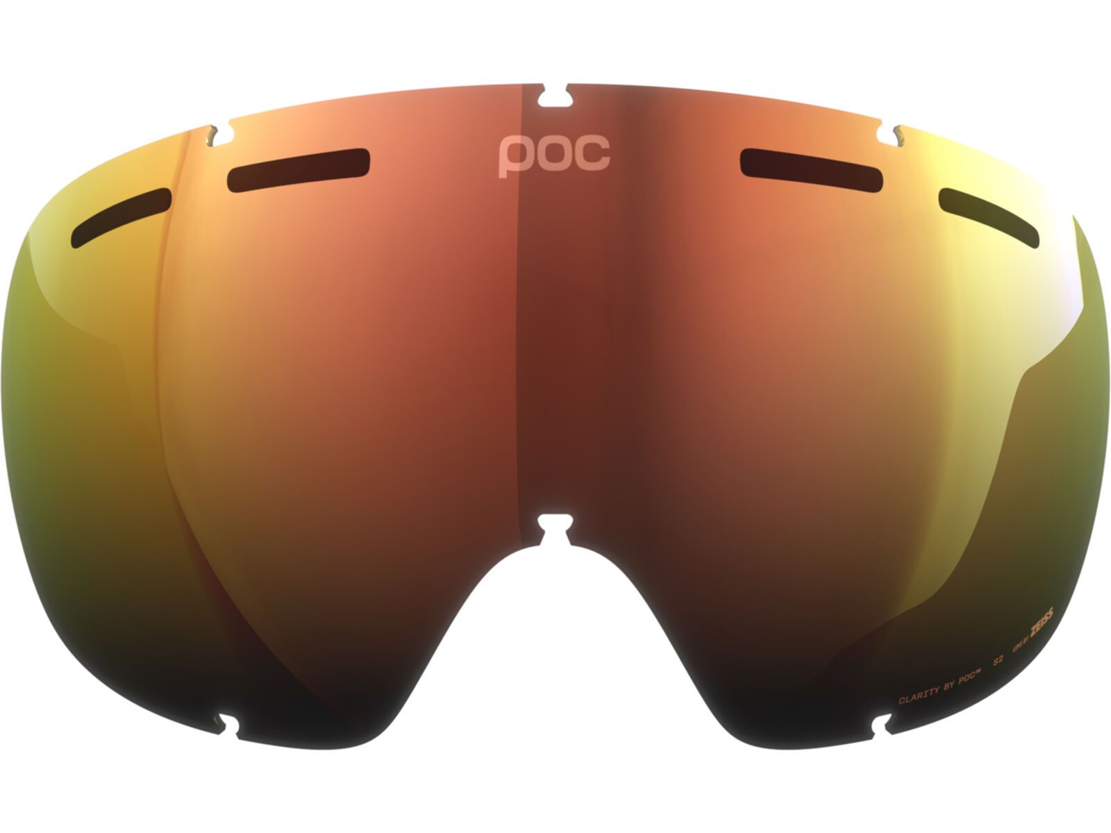 POC Fovea/Fovea Race Lens, Clarity Int./Partly Sunny Orange | Bild 1