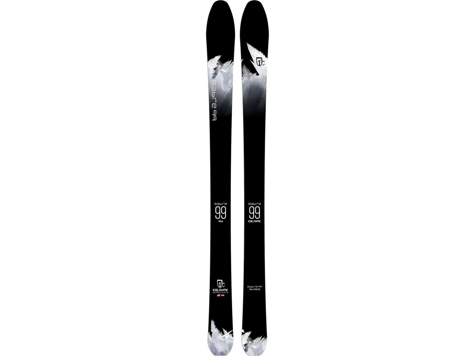 Set: Icelantic Sabre 99 2018 + Marker Squire 11 white | Bild 2