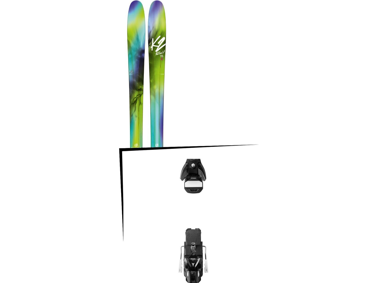 Set: K2 SKI FulLUVit 95Ti 2018 + Atomic STH 13 WTR black/gun metal | Bild 1