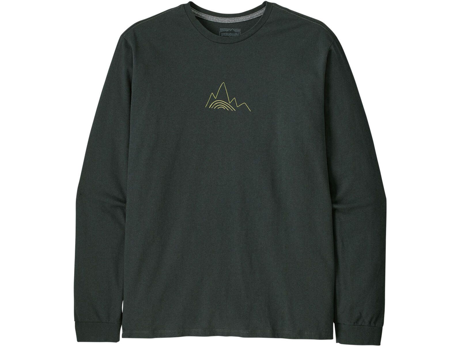 Patagonia Men's Long-Sleeved Berm Logo Responsibili-Tee, old growth green | Bild 1
