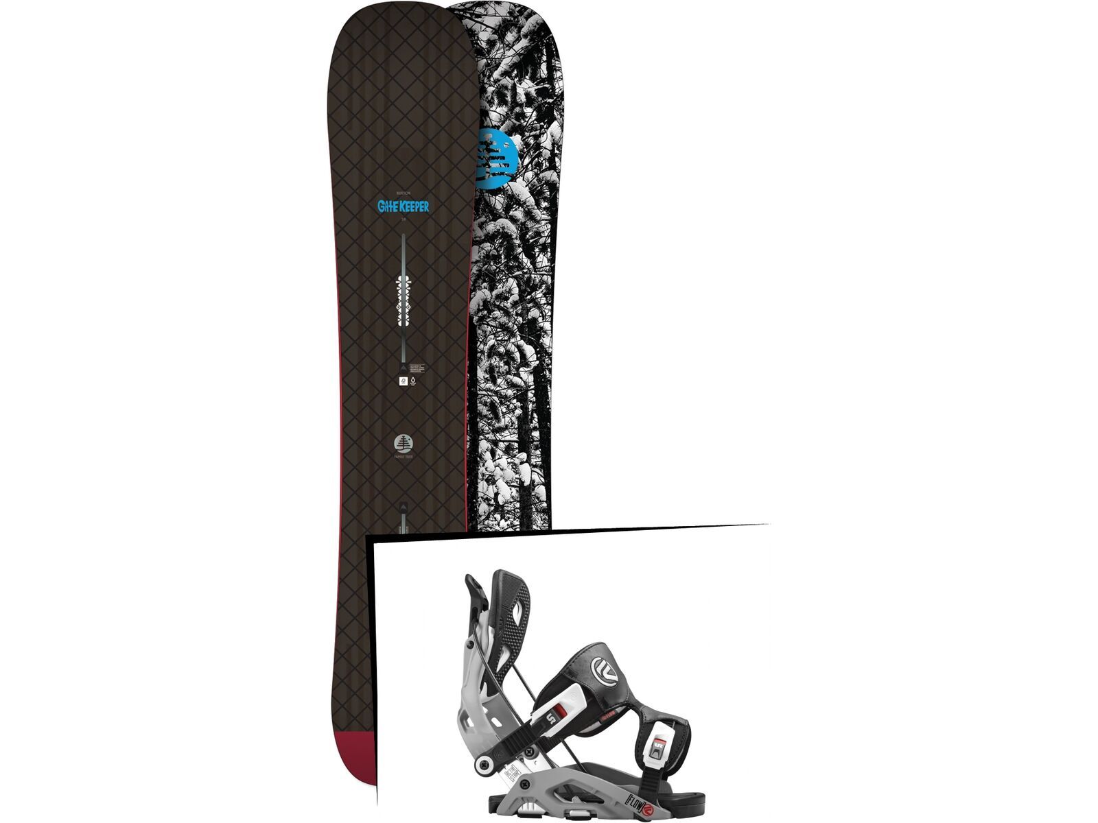 Set: Burton Gate Keeper 2017 + Flow Fuse (1513142S) | Bild 1