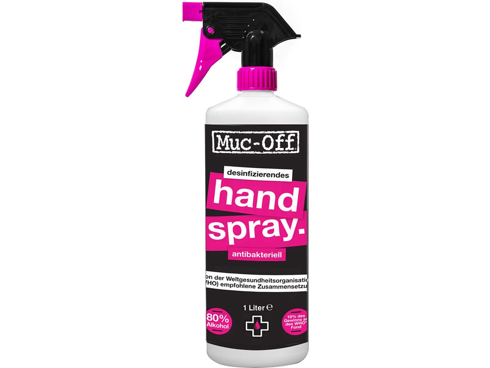 Muc-Off Antibacterial Sanitising Hand Spray - 1 Liter | Bild 1