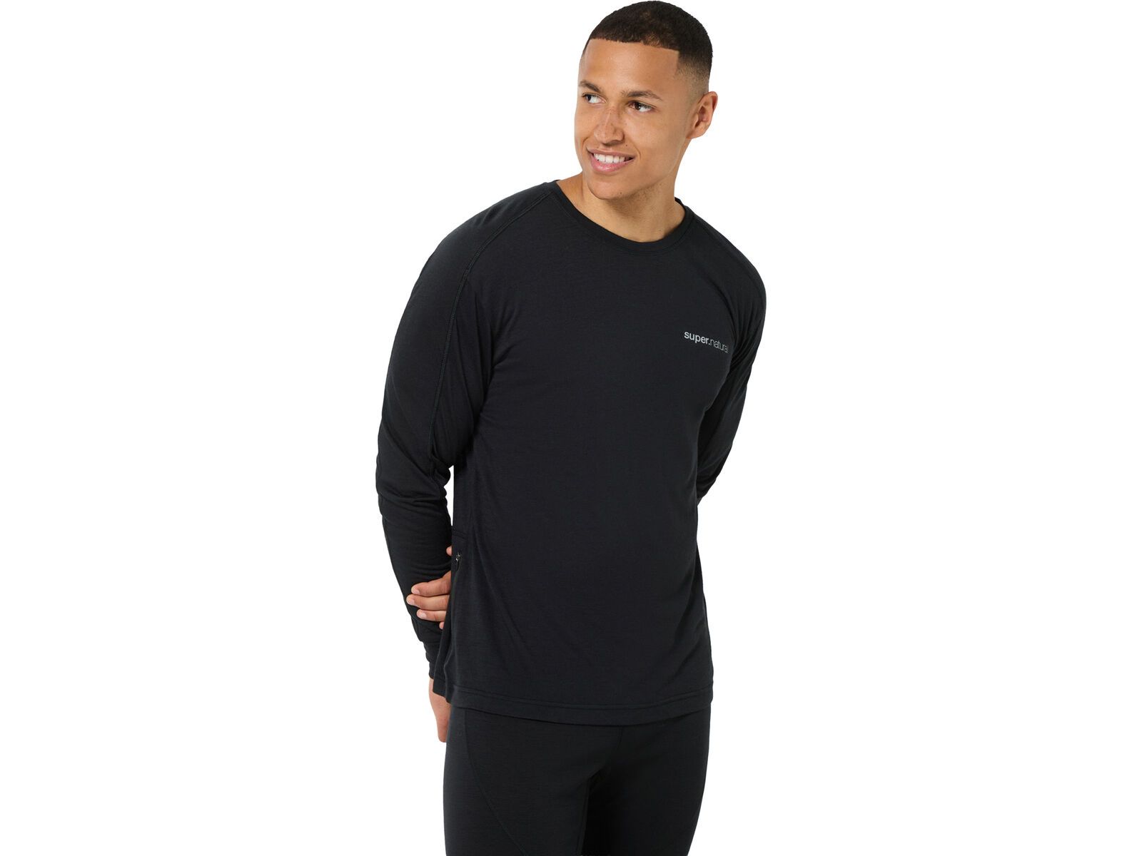 super.natural M Alarm Running LS, jet black/jet black | Bild 5