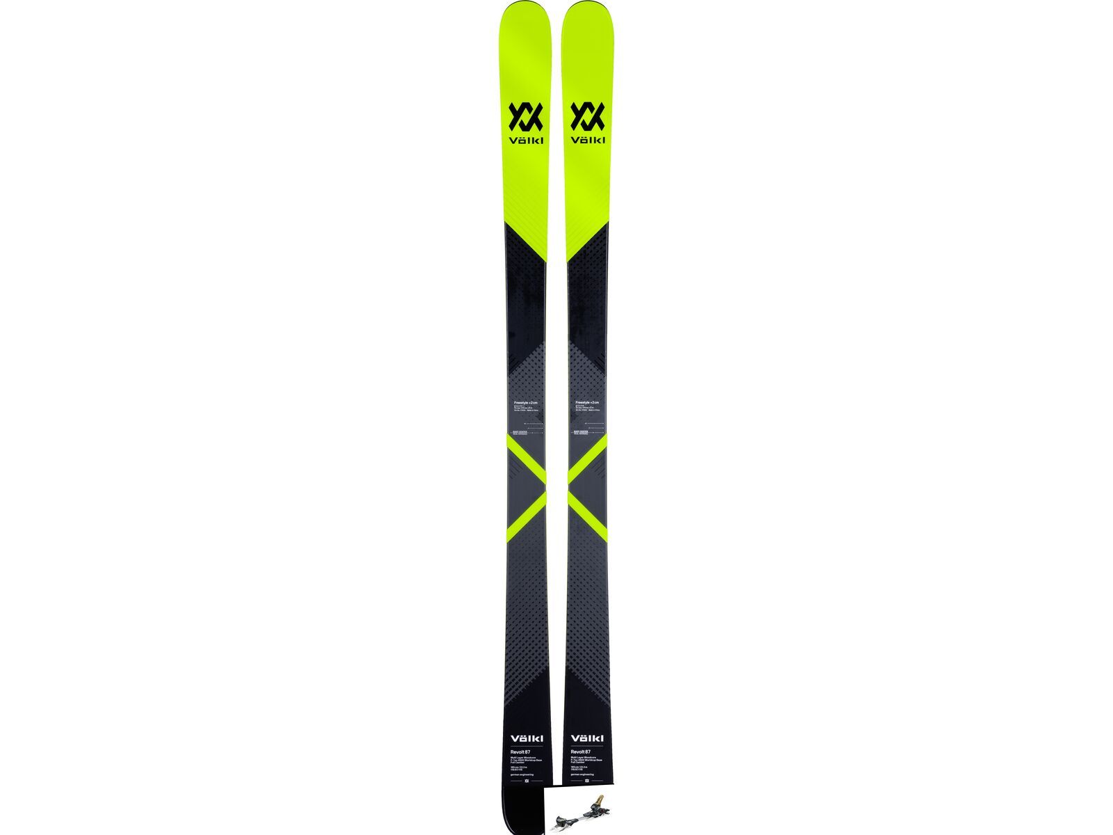 Set: Völkl Revolt 87 2019 + Fritschi Diamir Freeride Pro schwarz/oliv | Bild 1