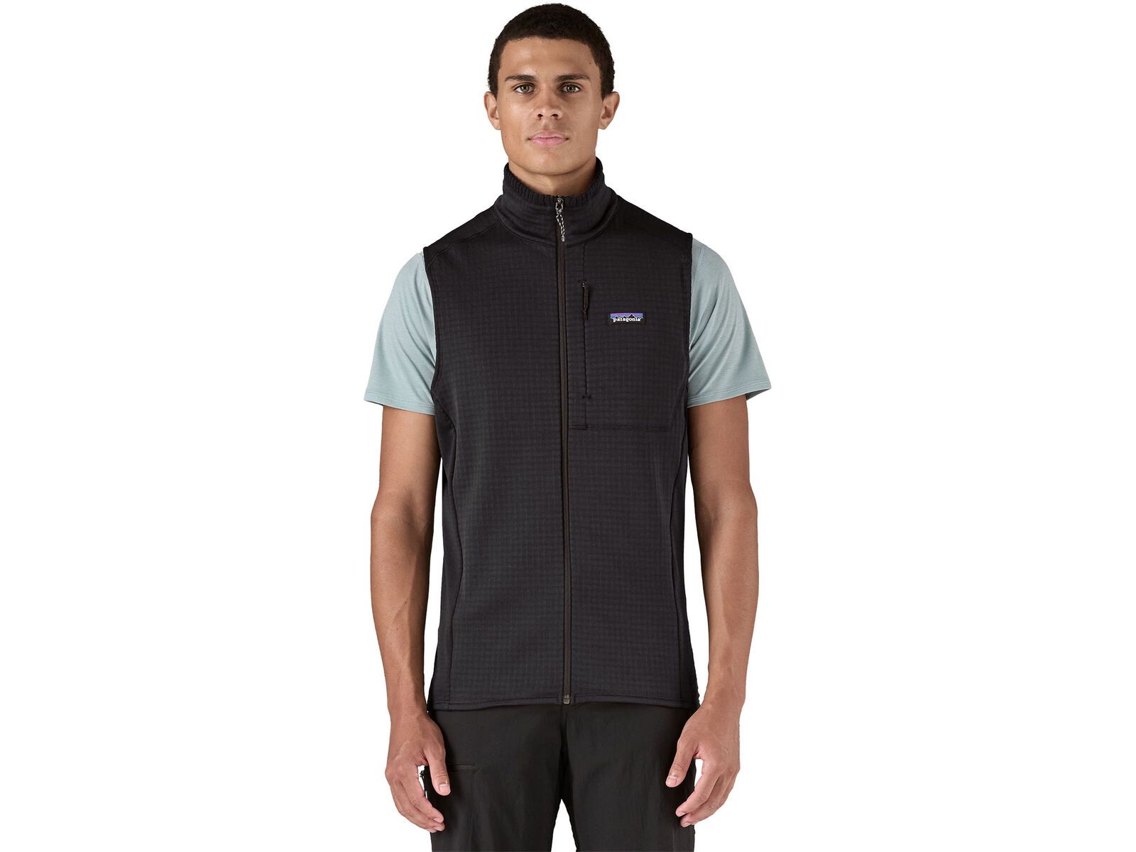 Patagonia Men's R1 Fleece Vest, black | Bild 2