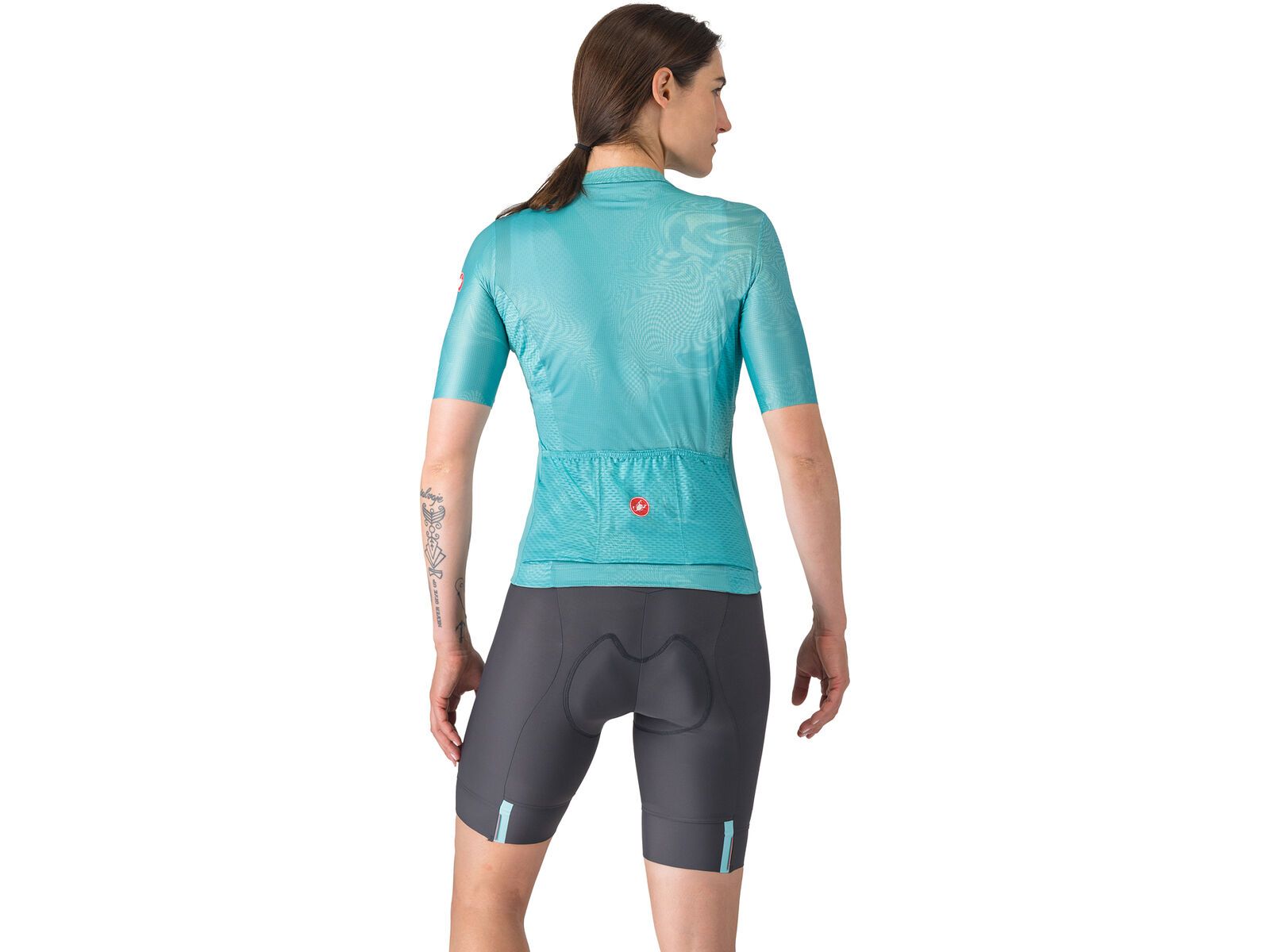 Castelli Prima 2 DT Bibshort, dark gray/pool blue | Bild 8