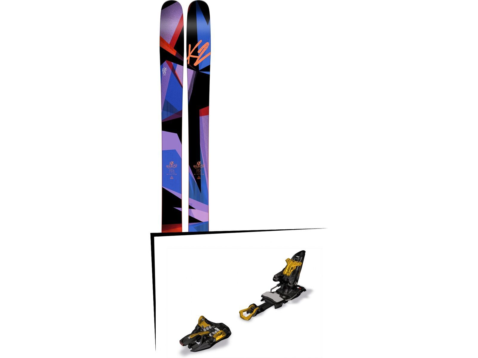 K2 SKI Set: Remedy 102 2016 + Marker Kingpin 10 | Bild 1