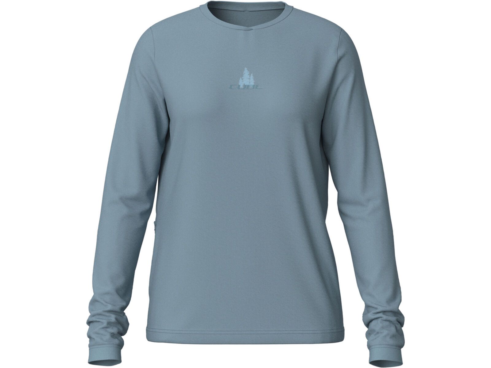 Cube MTB WS Rundhalstrikot Soft Touch langarm, blue | Bild 1