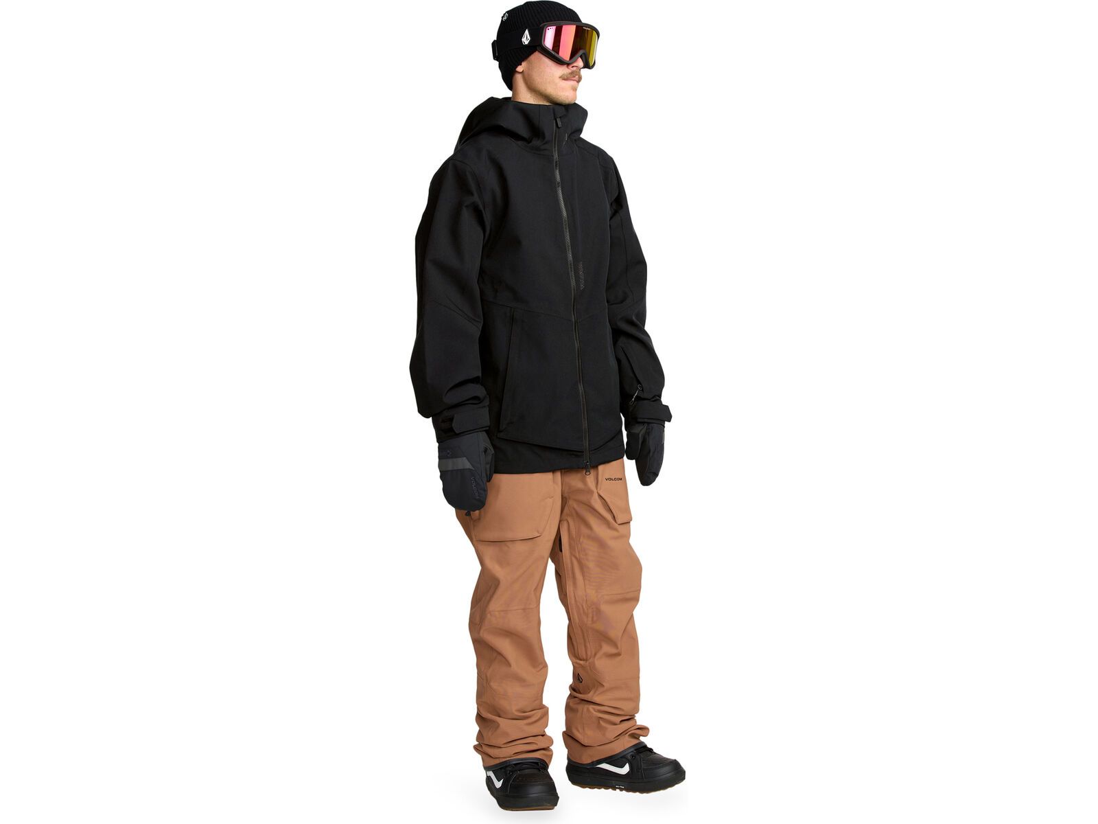 Volcom Roan Bib Overall, terra brown | Bild 9