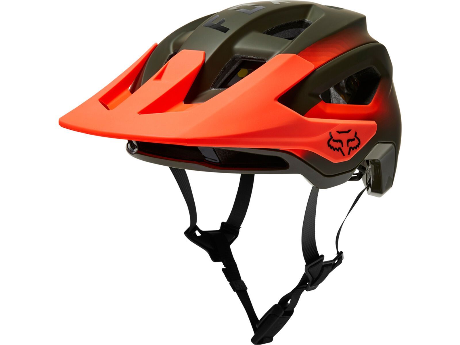 Fox Speedframe Pro Helmet Fade, olive green | Bild 2