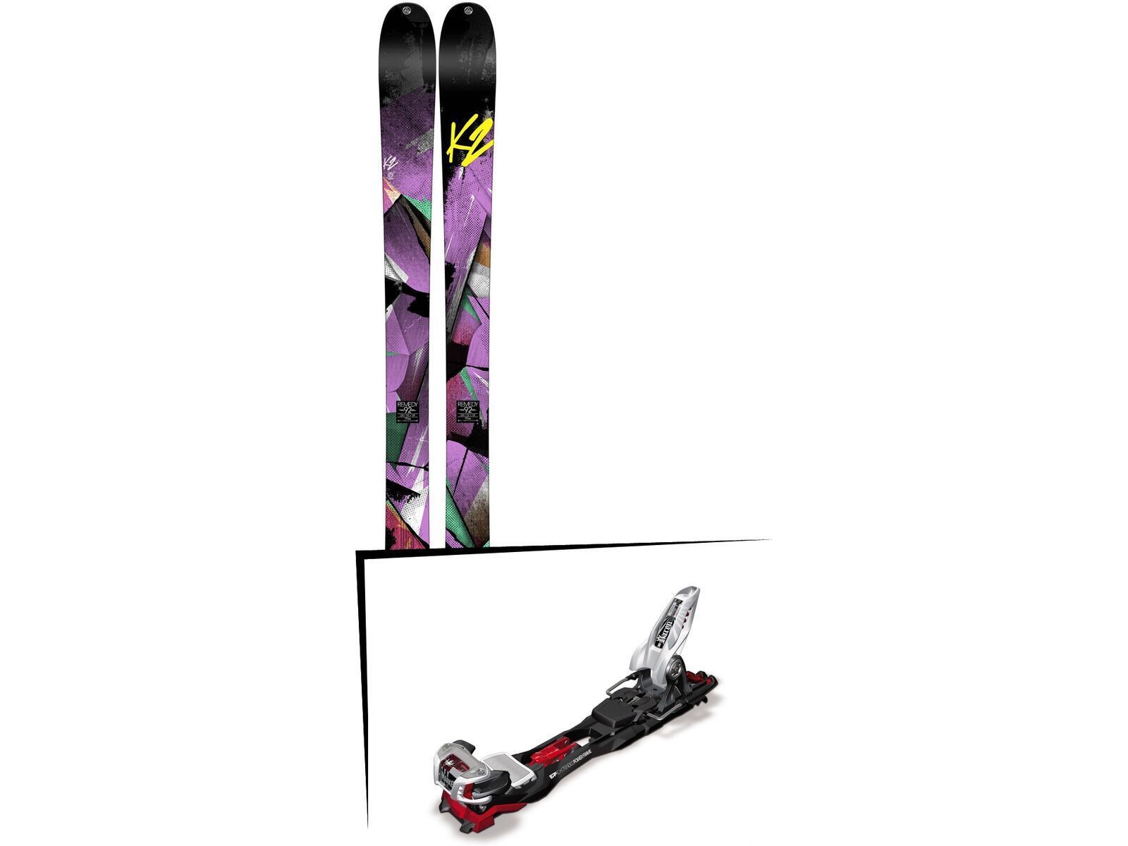 K2 SKI Set: Remedy 92 2015 + Marker Baron EPF 13 | Bild 1
