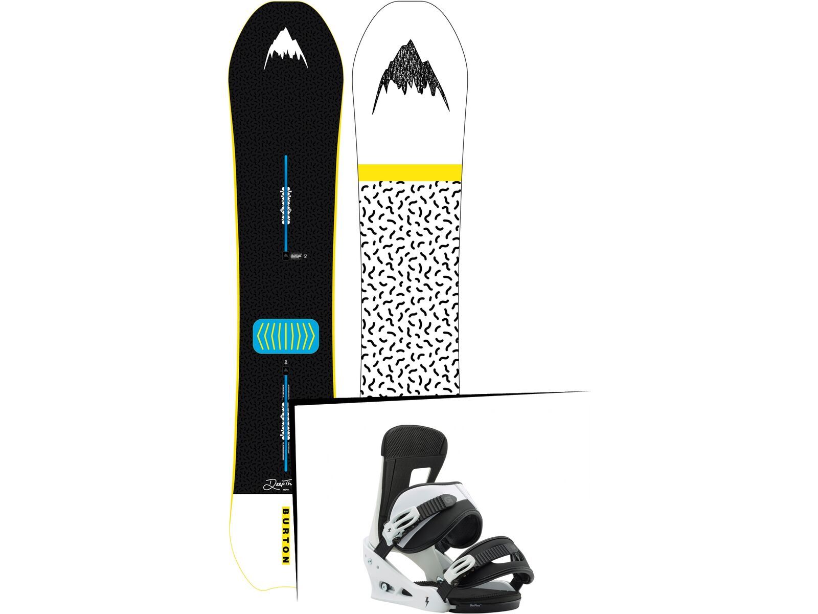 Set: Burton Deep Thinker 2019 +  Freestyle (1930963S) | Bild 1