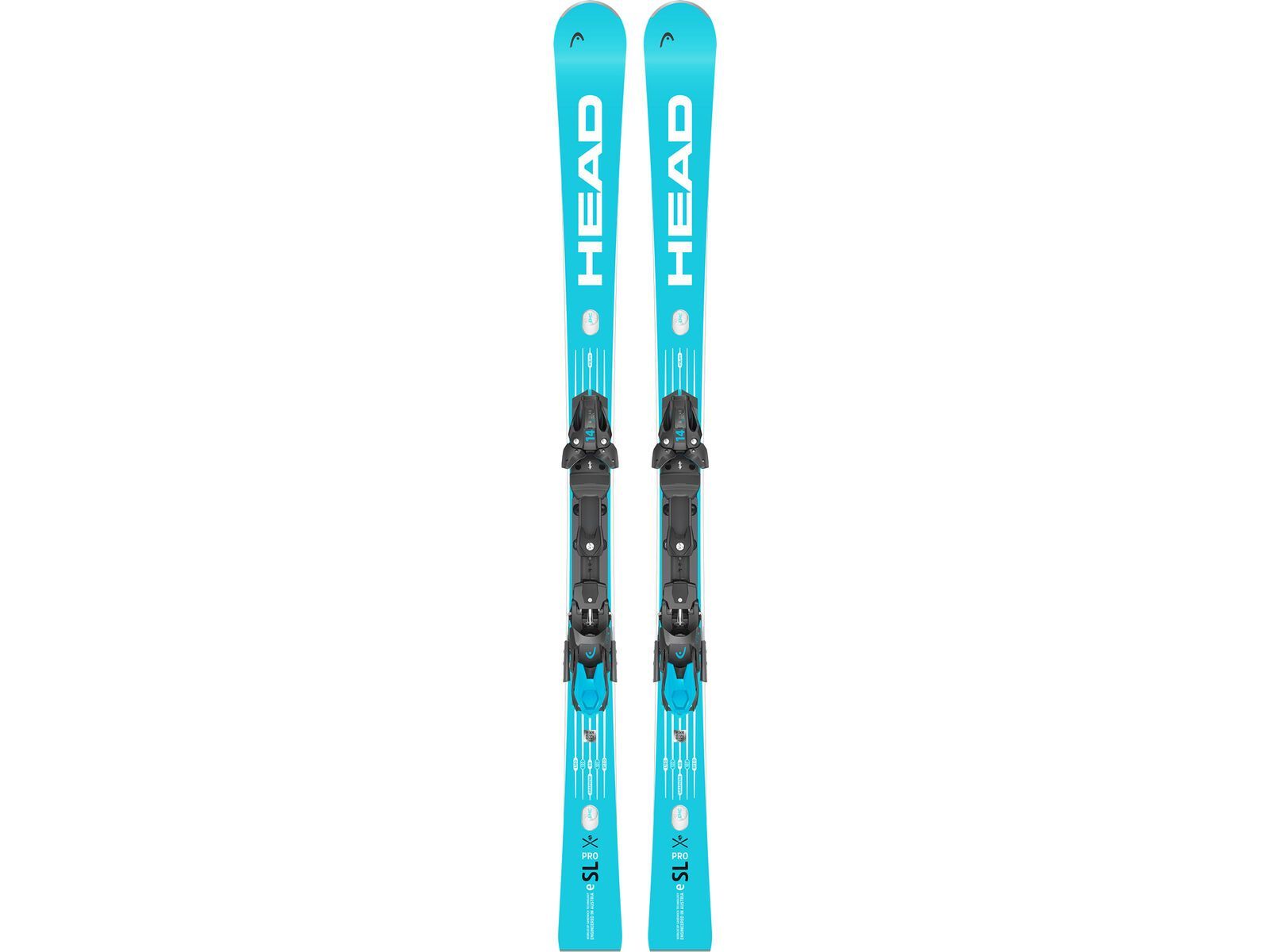 Head Worldcup Rebels e-SL Pro + Freeflex ST 14, matt black/speed blue | Bild 1