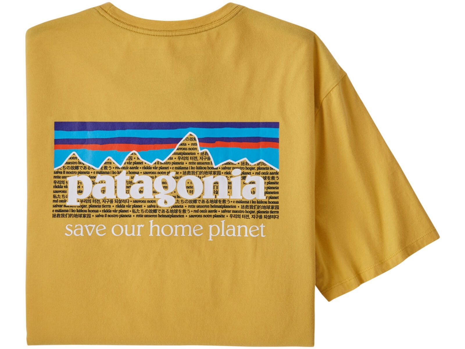 Patagonia Men's P-6 Mission Organic T-Shirt, surfboard yellow | Bild 1