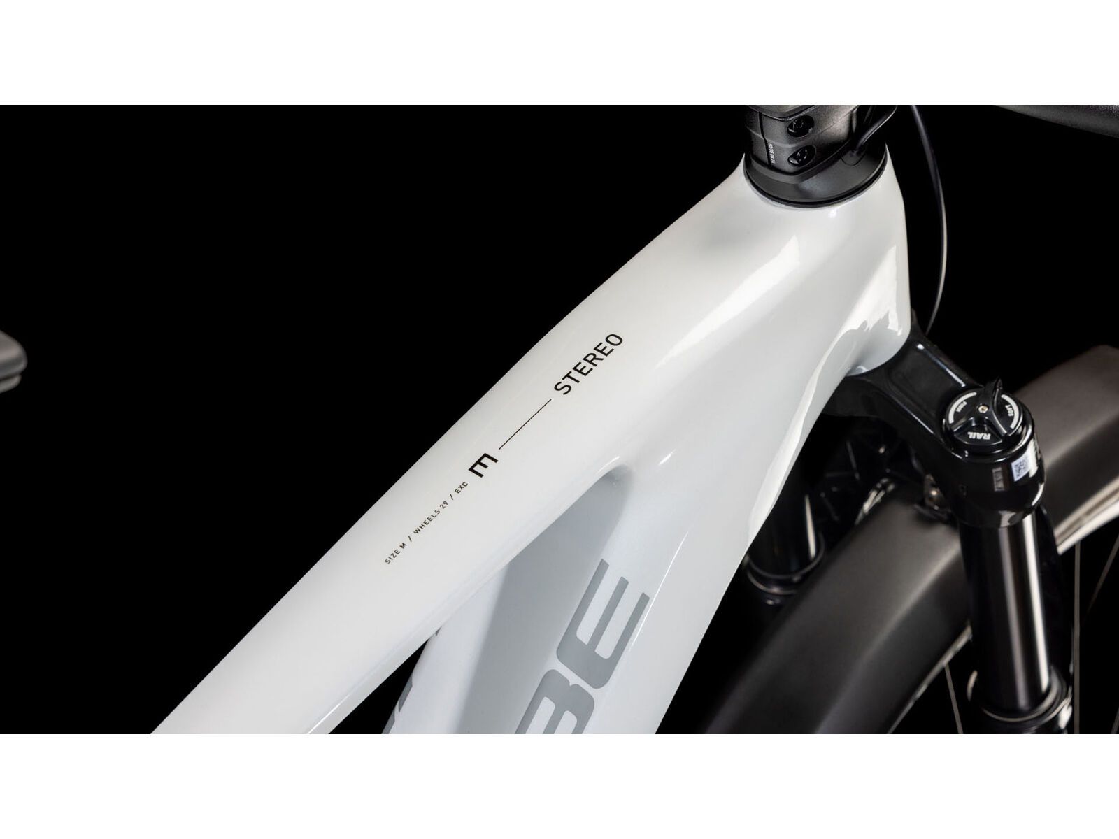 Cube Stereo Hybrid One44 EXC 800 Allroad 27.5, metallicwhite´n´black | Bild 2