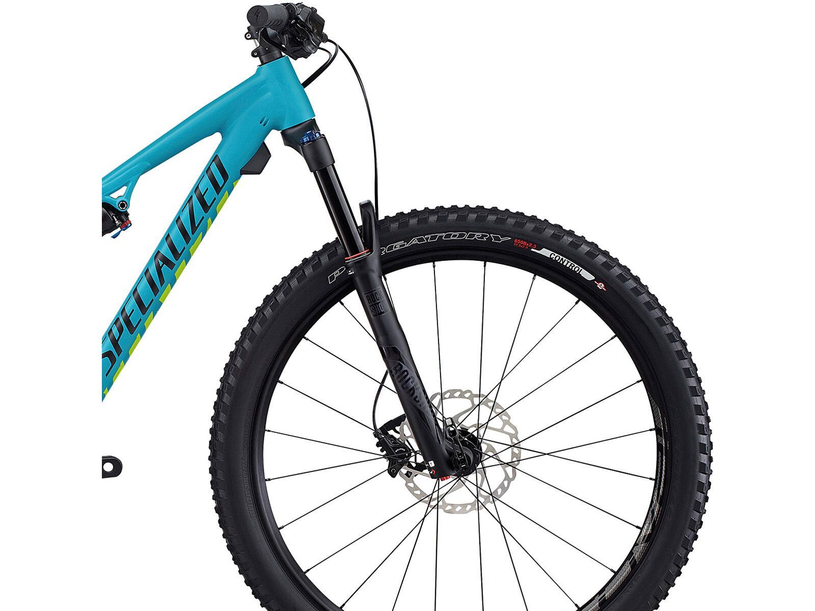 Specialized Woman's Camber FSR Comp 650B, turquoise/hyper green/tarmac black | Bild 5