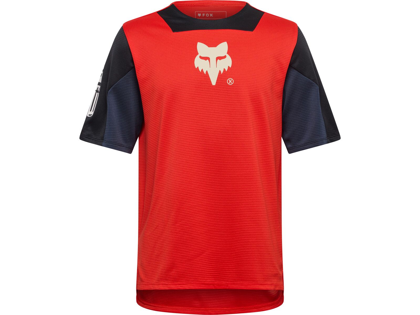 Fox Youth Defend SS Jersey Elevated, fluorescent red | Bild 1