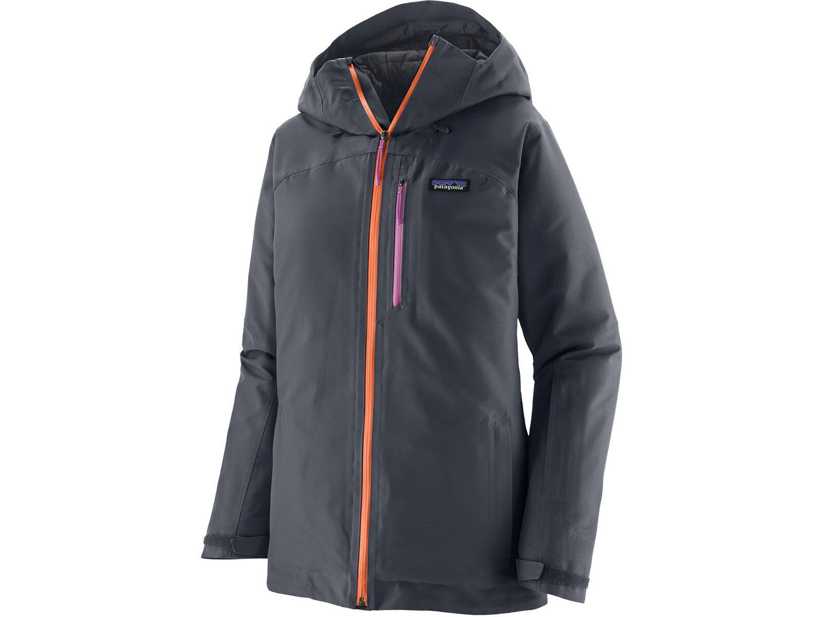 Patagonia Women's Insulated Powder Town Jacket, smolder blue w/orange peel | Bild 1