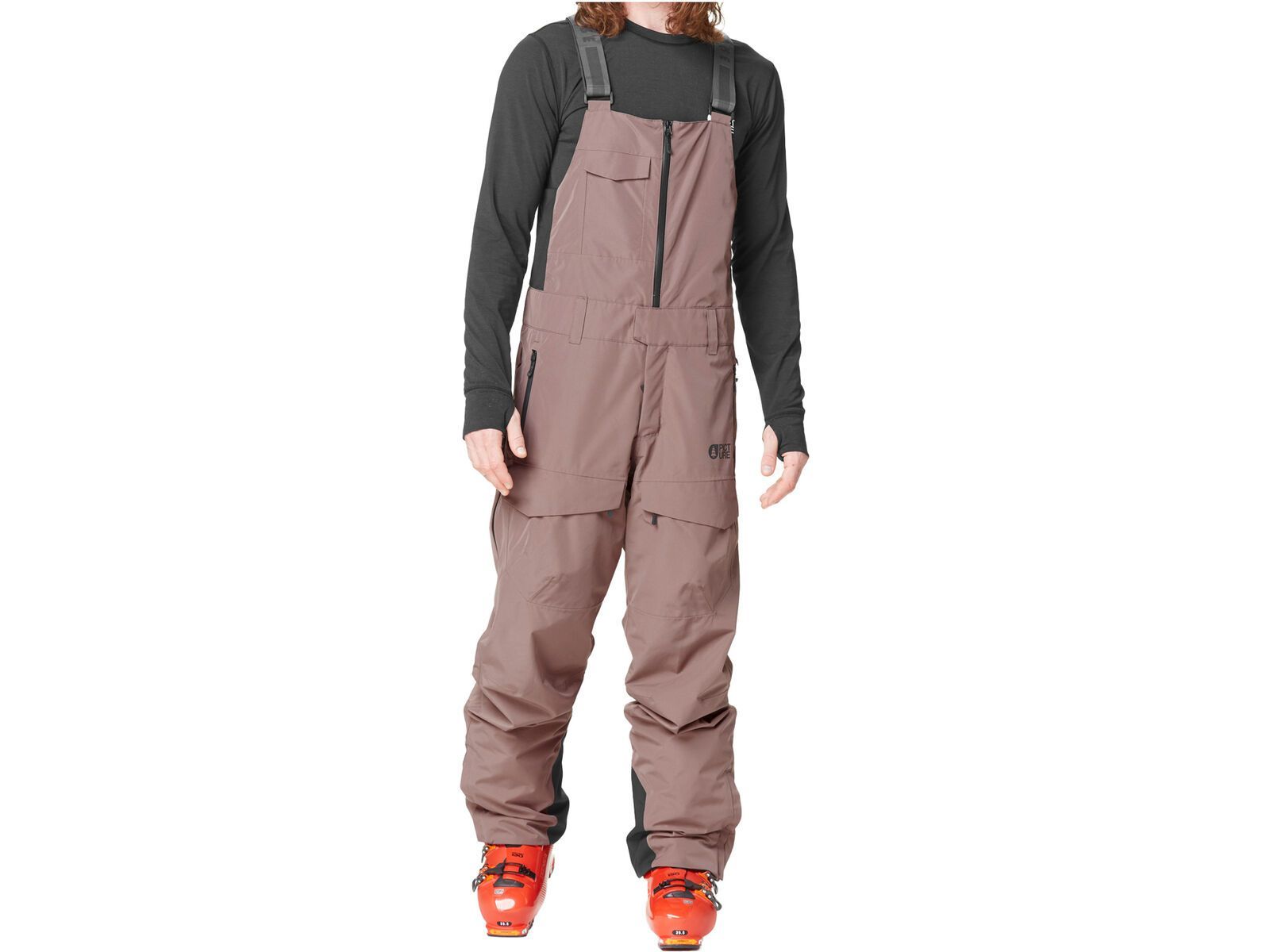 Picture U28 Bib Pants, deep taupe | Bild 1