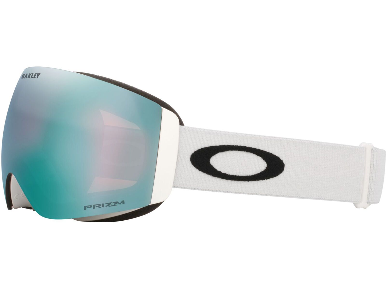 Oakley Flight Deck Pro M, Prizm Snow Sapphire Iridium & Iced / matte white | Bild 4