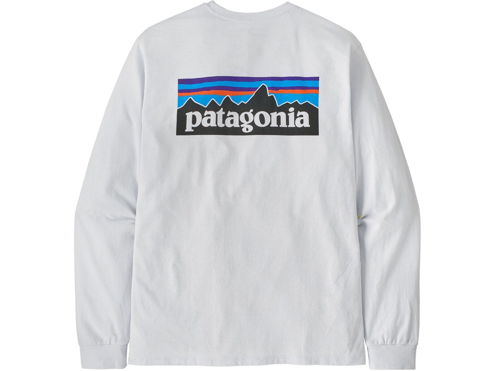 Patagonia Men's Long-Sleeved P-6 Logo Responsibili-Tee, white | Bild 3
