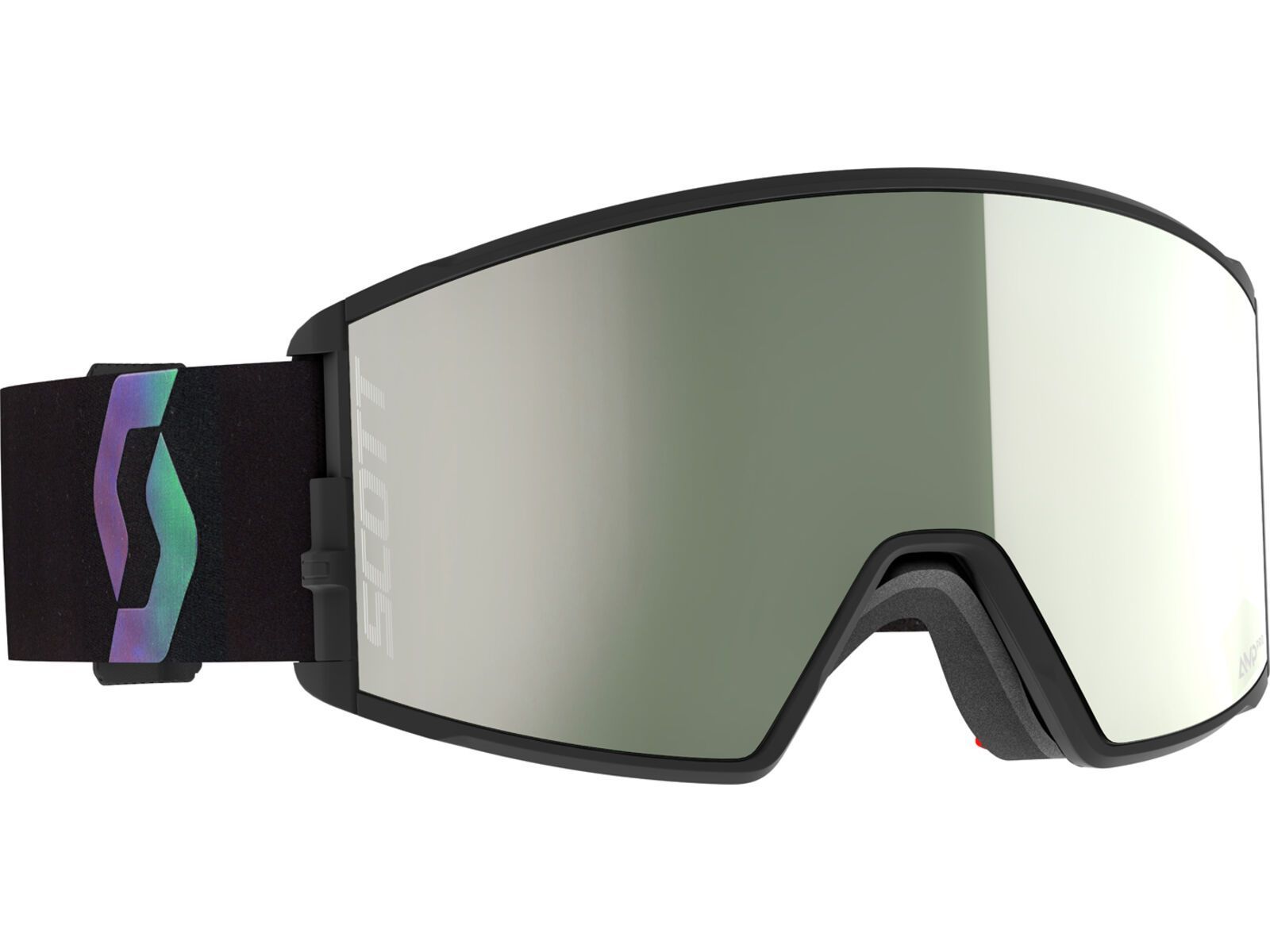 Scott React, AMP Pro White Chrome / black/aurora green | Bild 1