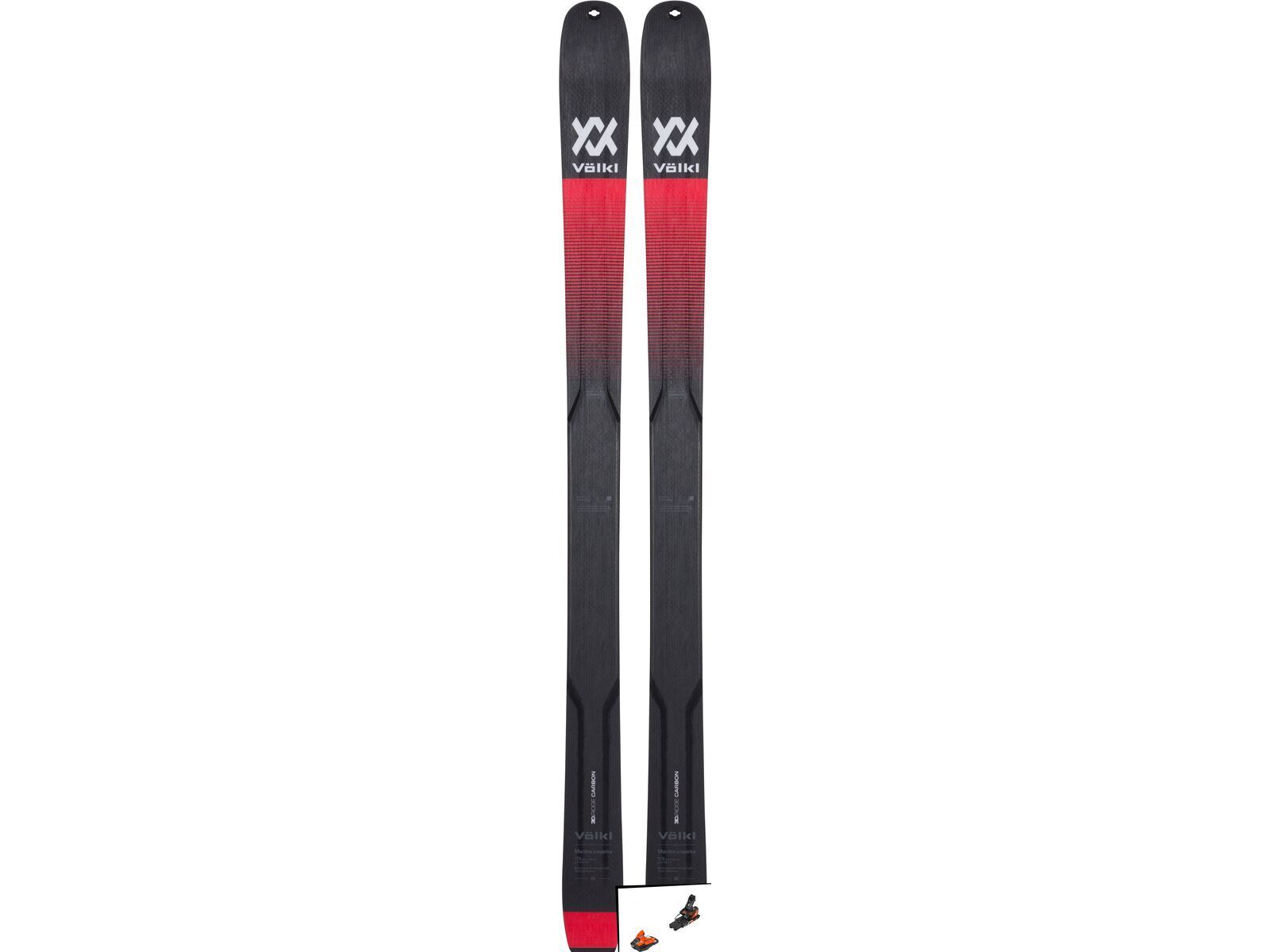 Set: Völkl V-Werks Mantra 2019 + Salomon STH2 WTR 13 orange/black | Bild 1