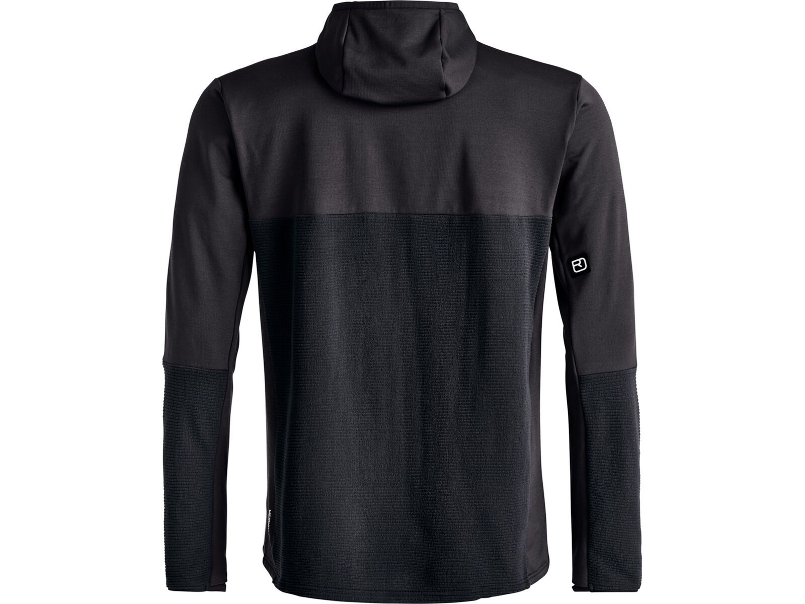 Ortovox Merino Fleece Cord Hoodie M, black raven | Bild 2