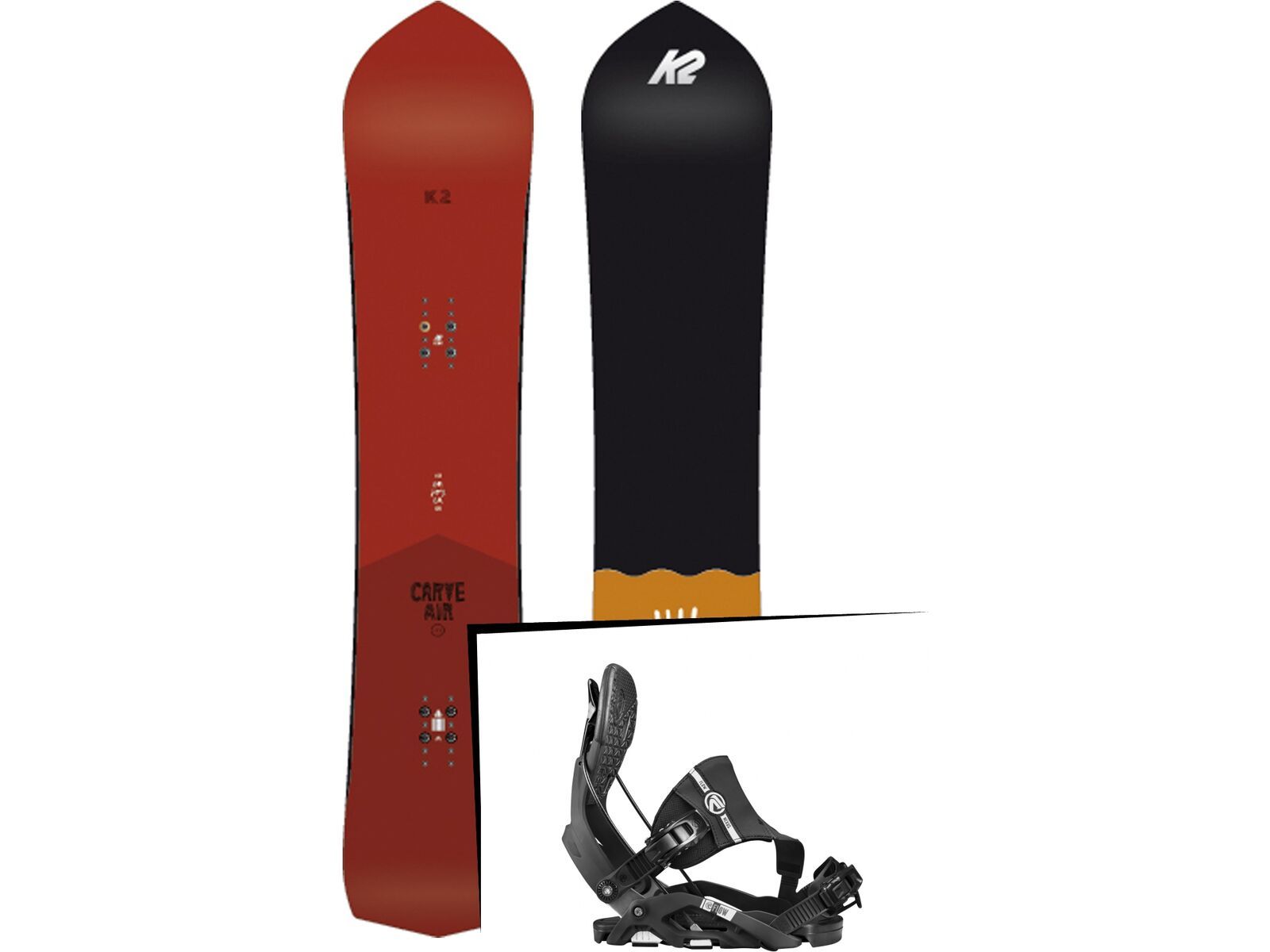 Set: K2 Carve Air 2017 + Flow Nexus Hybrid (1718375S) | Bild 1