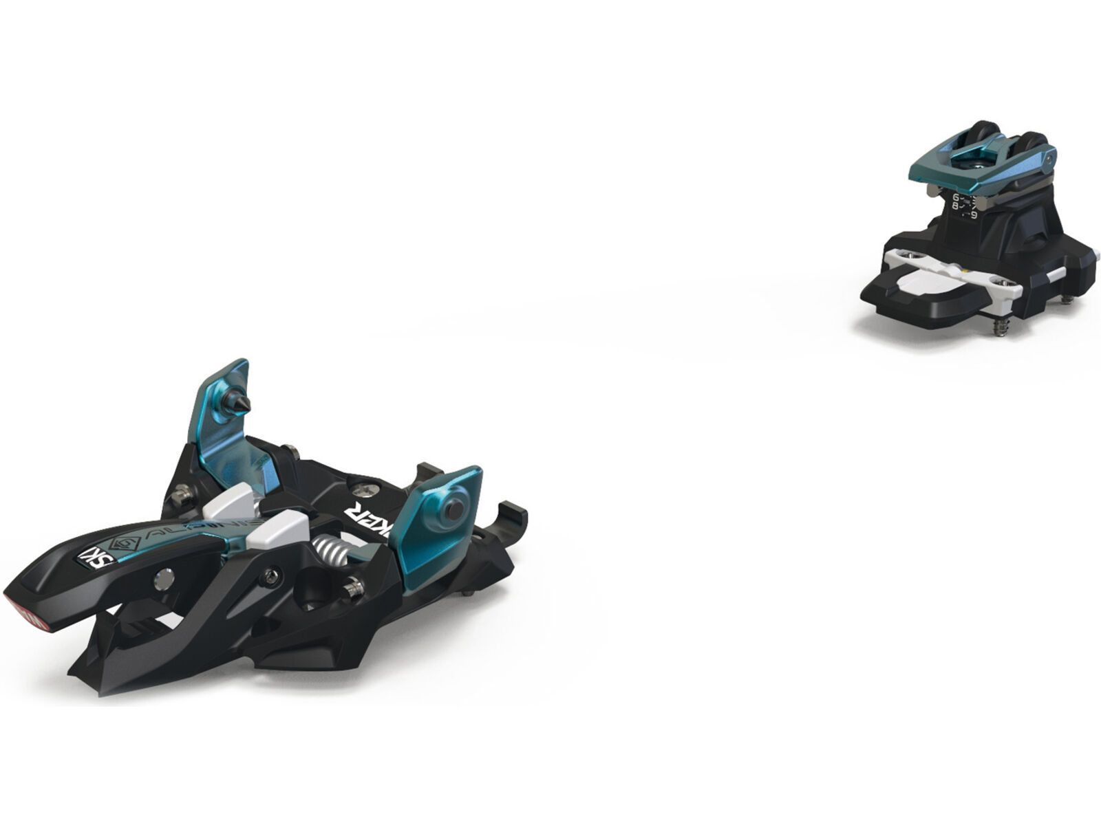 Set: Hagan Ride 83 2018 + Marker Alpinist 9 black/turquoise | Bild 3