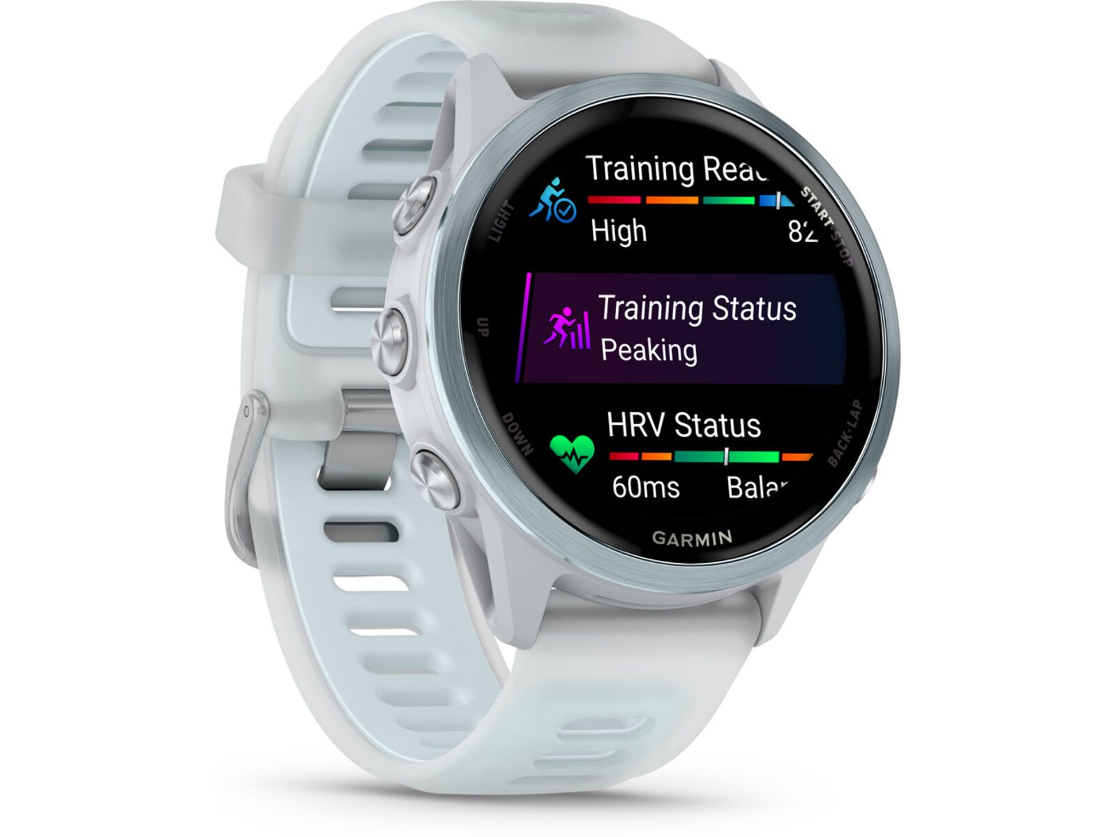 Garmin Forerunner 570 - 42 mm, steinweiss/cloud blue | Bild 6