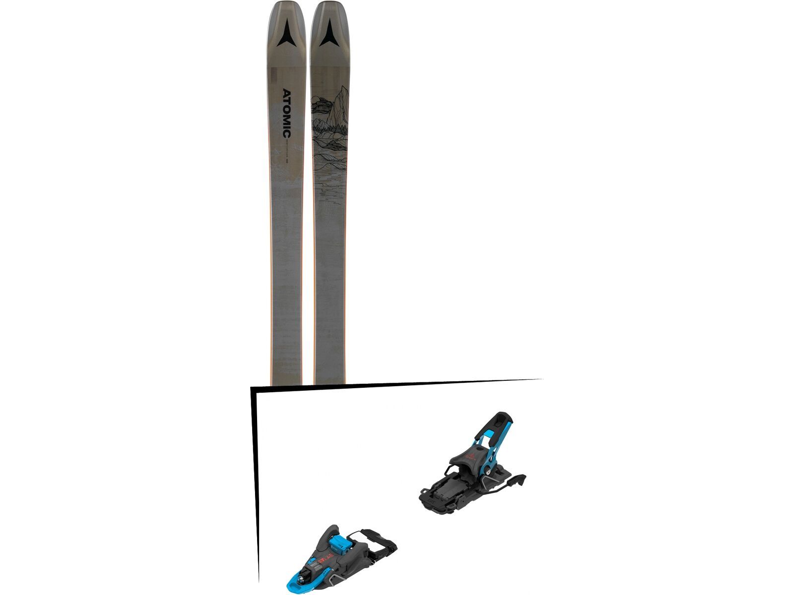 Set: Atomic Bent Chetler 100 2019 + Salomon S/Lab Shift MNC blue/black | Bild 1