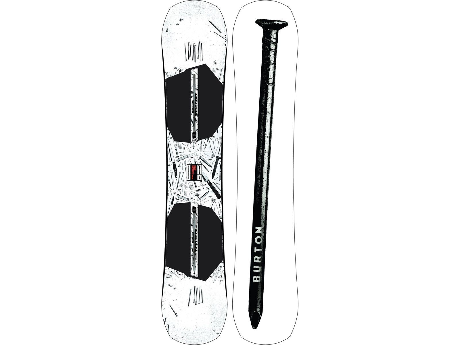 Set: Burton Name Dropper 2019 + Burton Custom black/multi | Bild 2