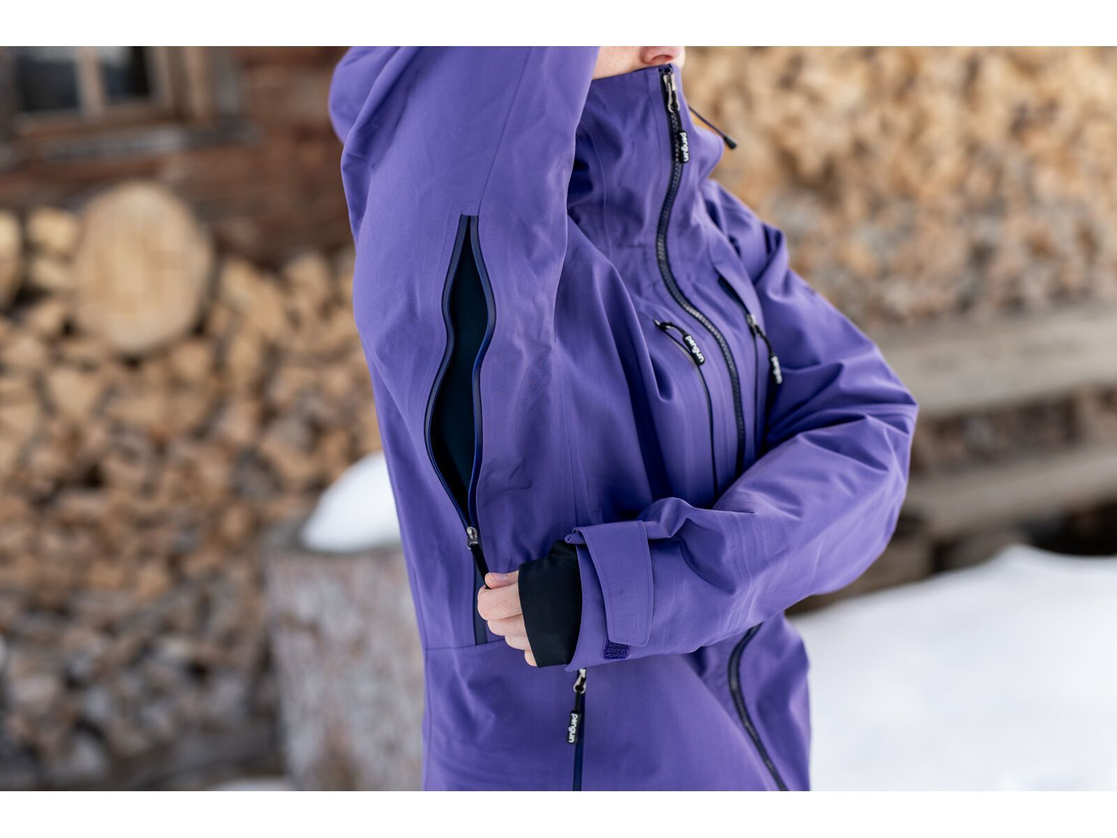 Penguin Frauen 3 Lagen Dermizax Shell Jacke, purple | Bild 6