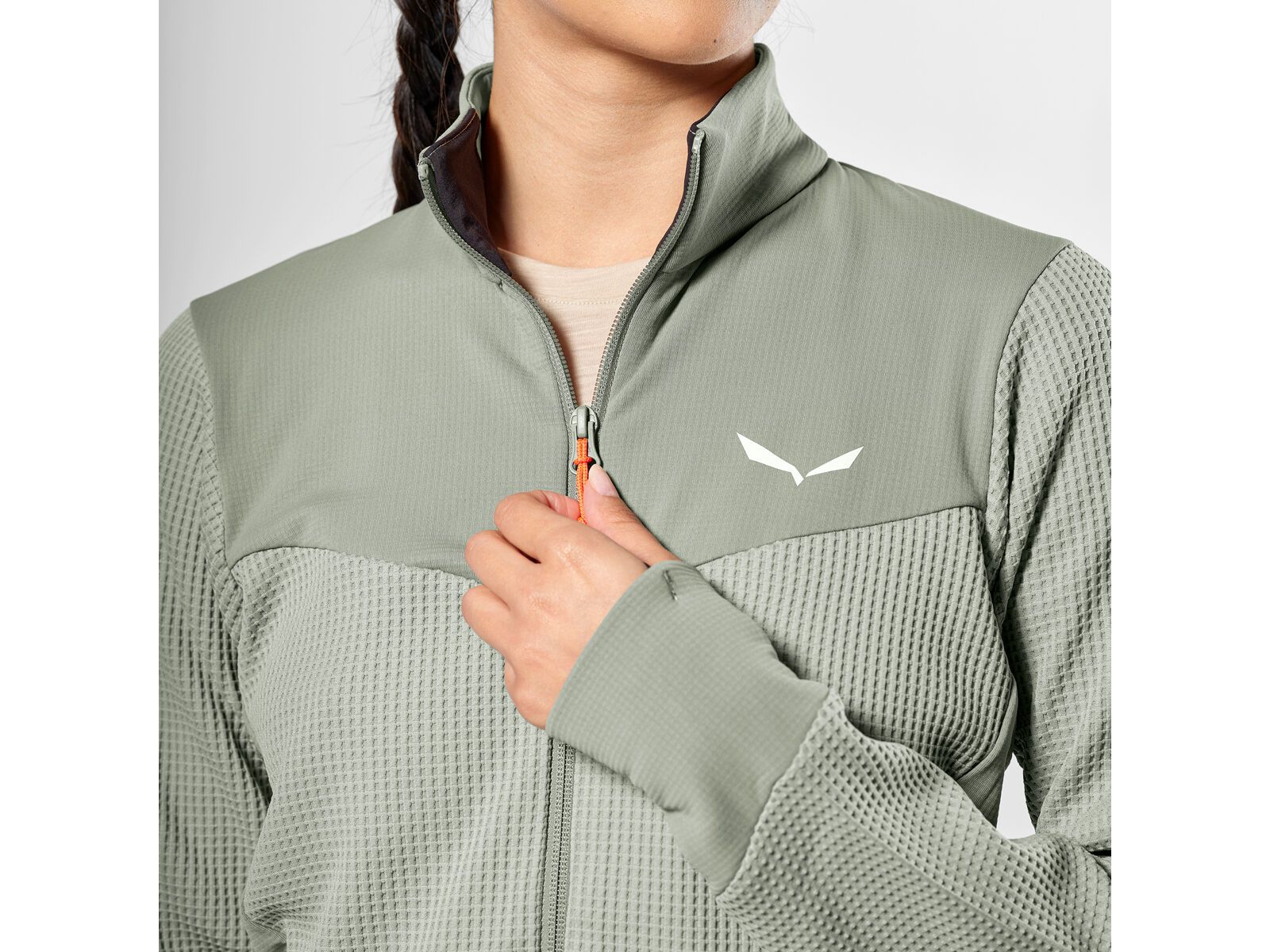 Salewa Puez Waffle Hybrid Polarlite Jacke Damen, shadow | Bild 5