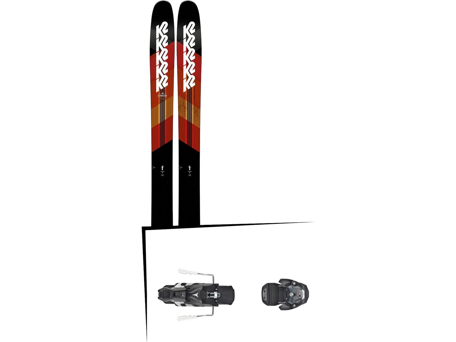Set: K2 SKI Catamaran 2019 + Atomic Warden MNC 13 black/black | Bild 1