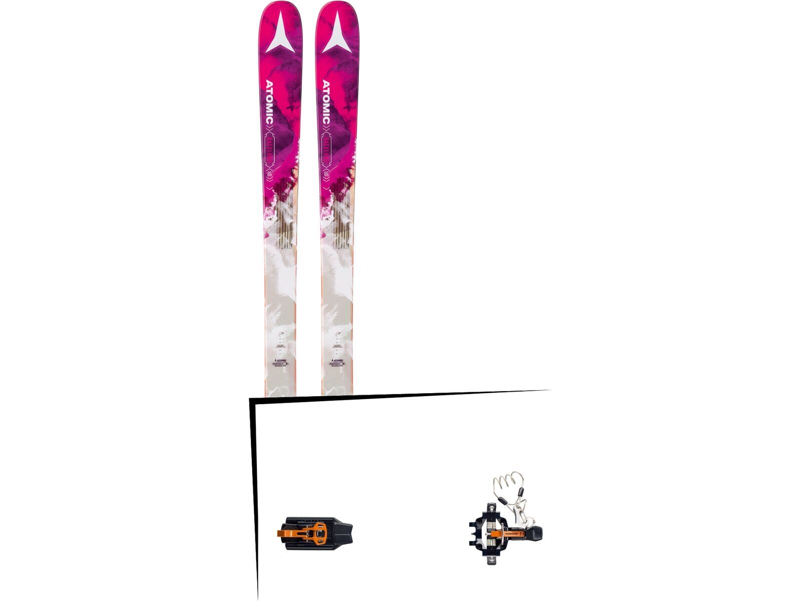 Set: Atomic Backland 85 W 2018 + Atomic Backland Tour black/orange | Bild 1