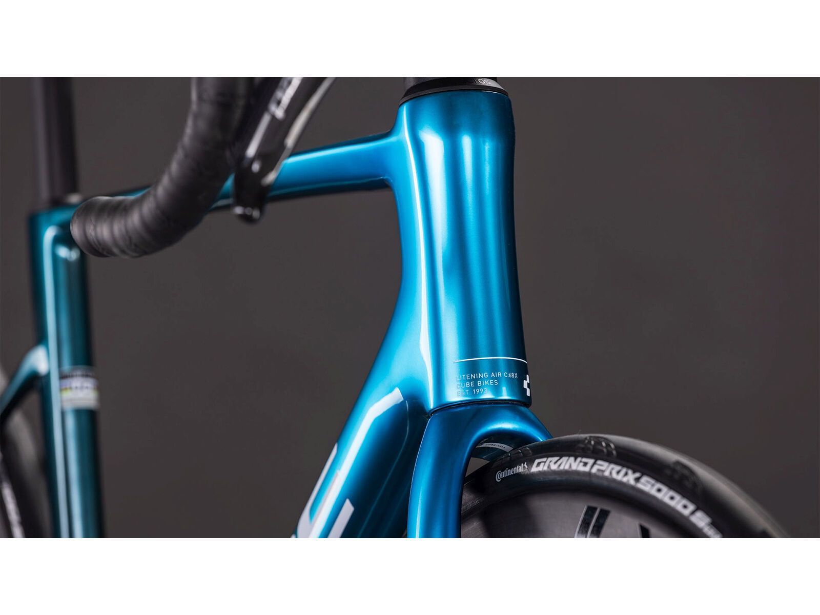 Cube Litening Air C:68X SLX, chromeblue´n´liquidblue | Bild 8