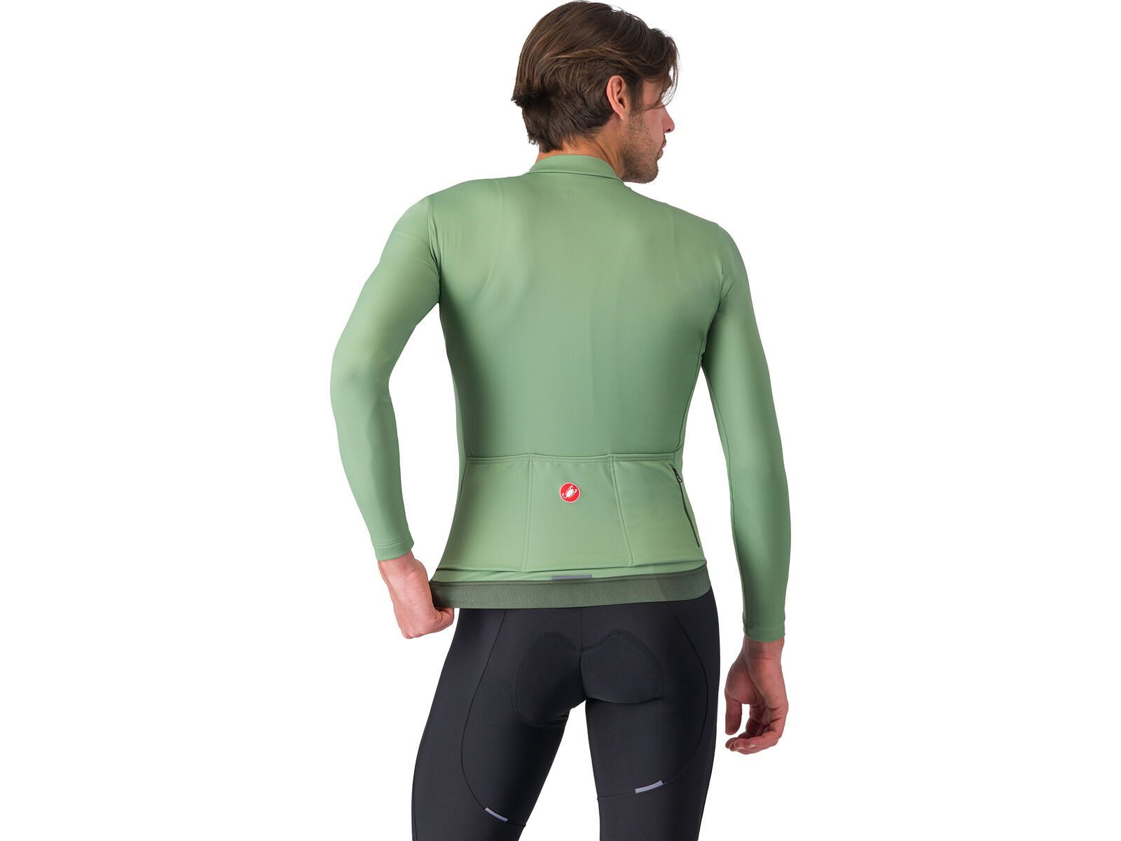 Castelli Espresso Thermal Jersey, green pepper/deep green | Bild 2