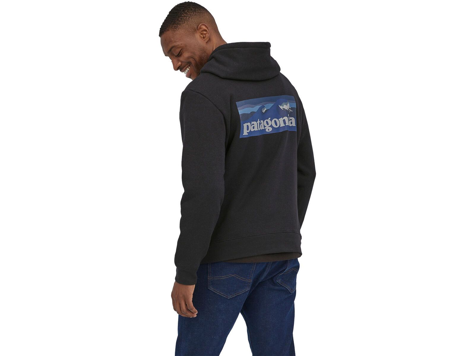 Patagonia Boardshort Logo Uprisal Hoody, ink black | Bild 7