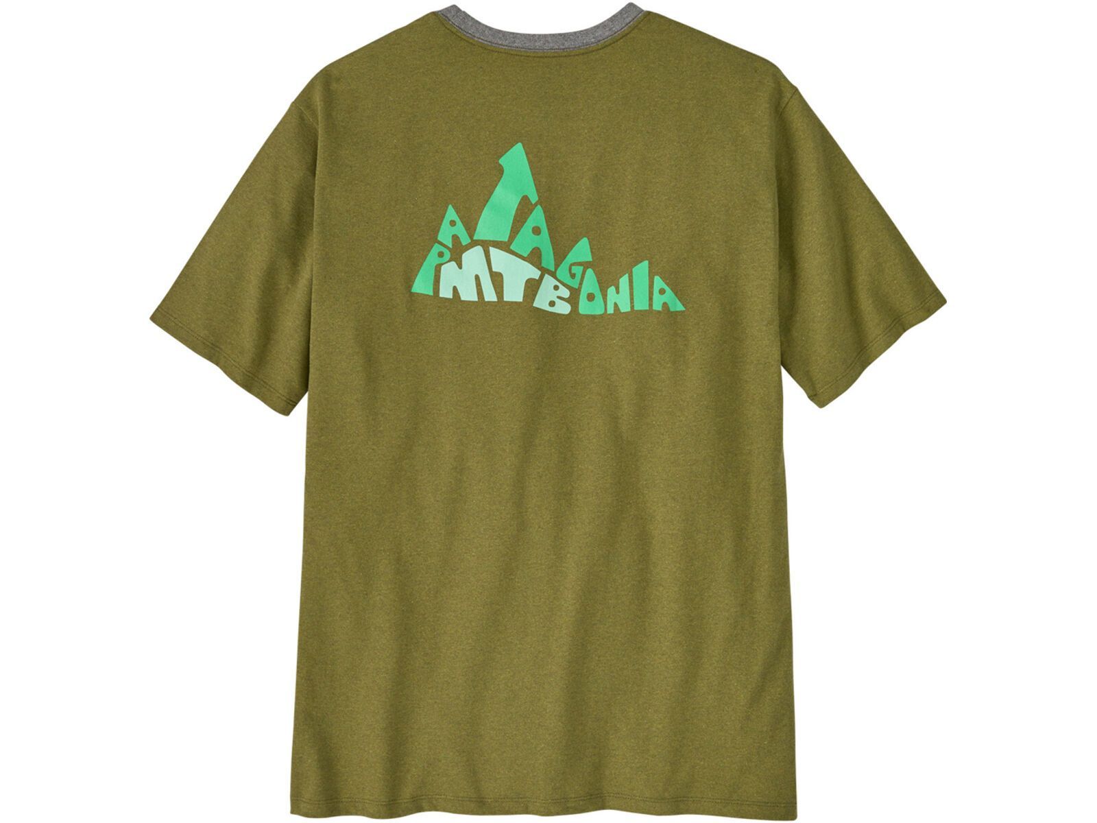Patagonia Men's Berm Logo Responsibili-Tee, graze green | Bild 2