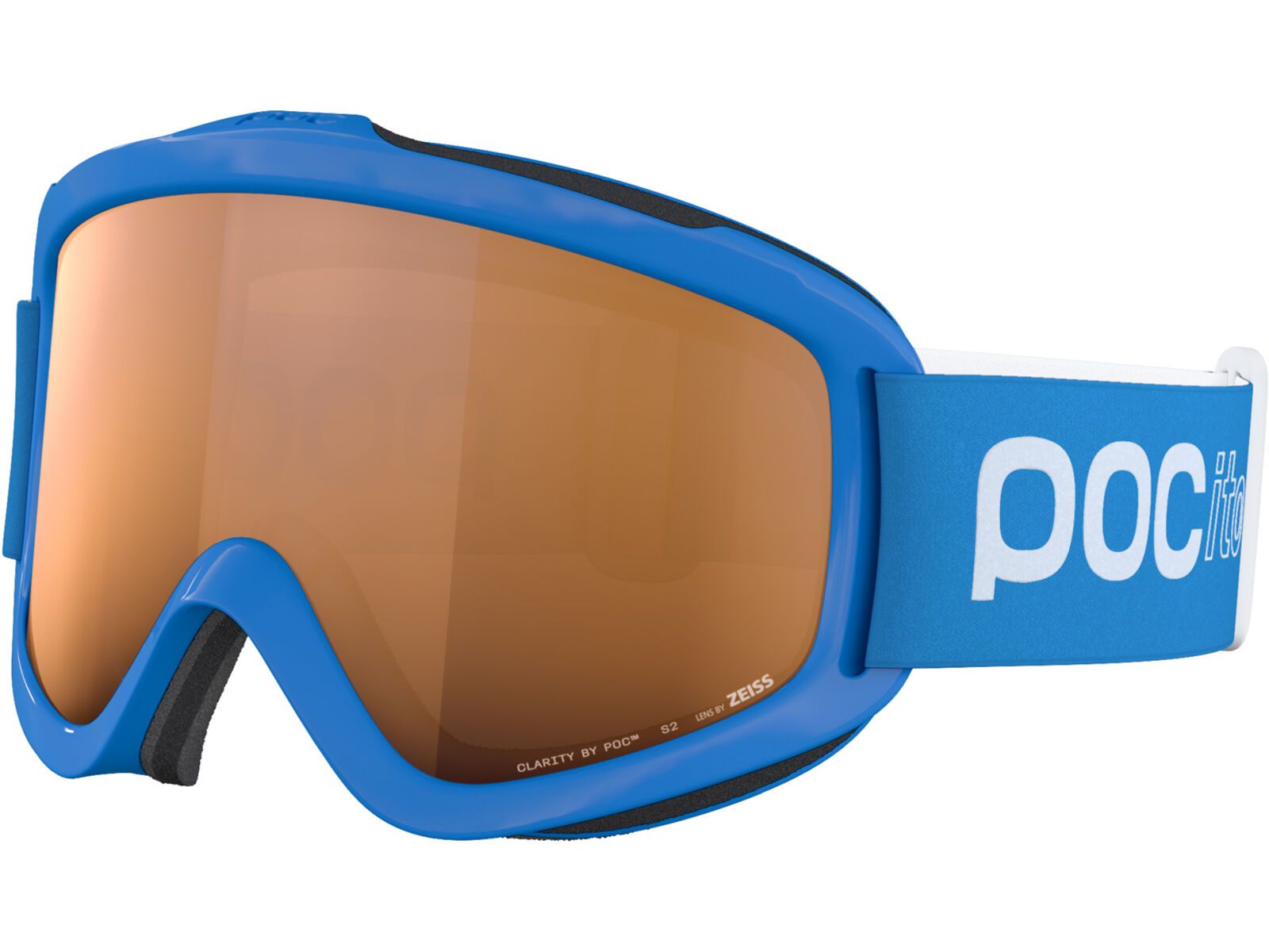 POC POCito Iris, Partly Sunny Light Orange / fluorescent blue | Bild 1