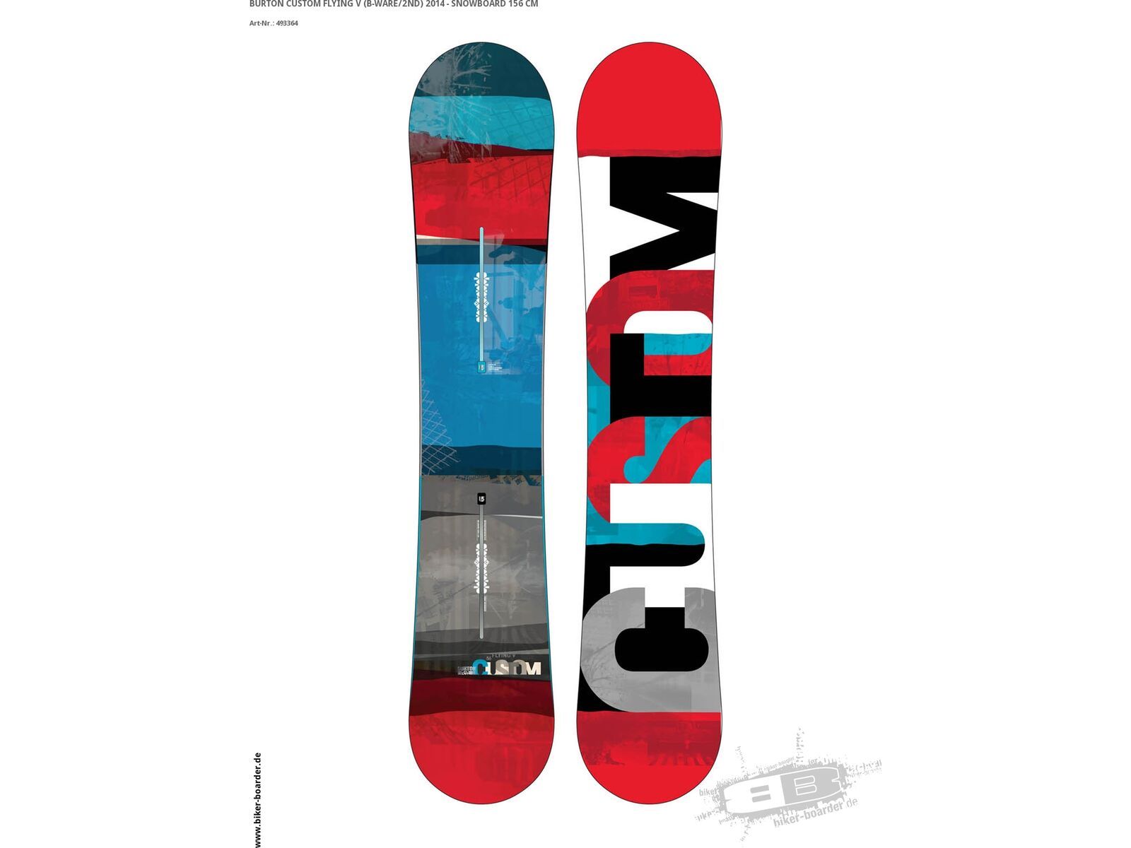 Set: Burton Custom Flying V  +  Cartel EST (493858S) | Bild 2