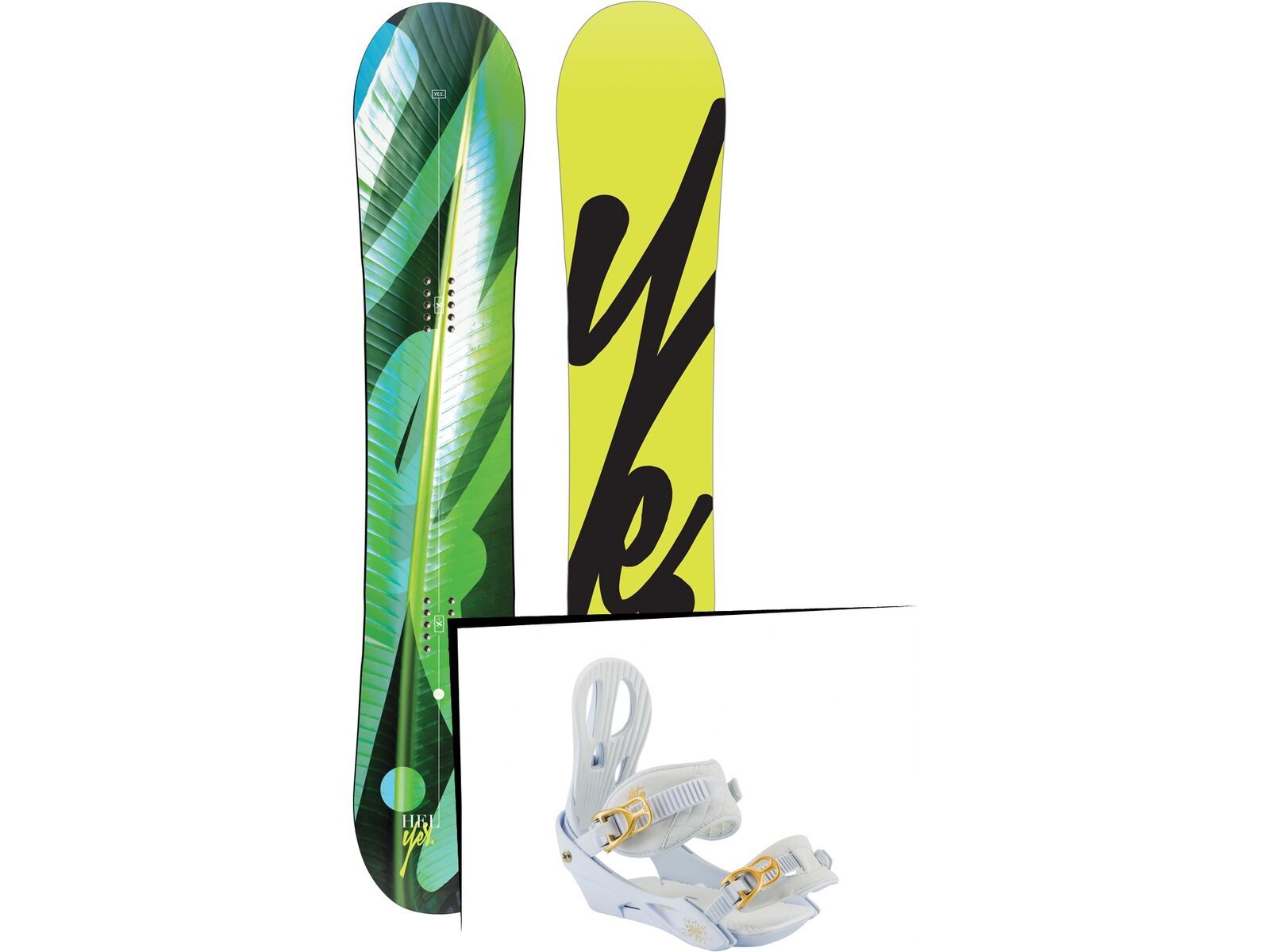 Set: Yes HEL YES. 2019 + Nitro Rythm white gold | Bild 1